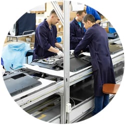 Assembly line circle